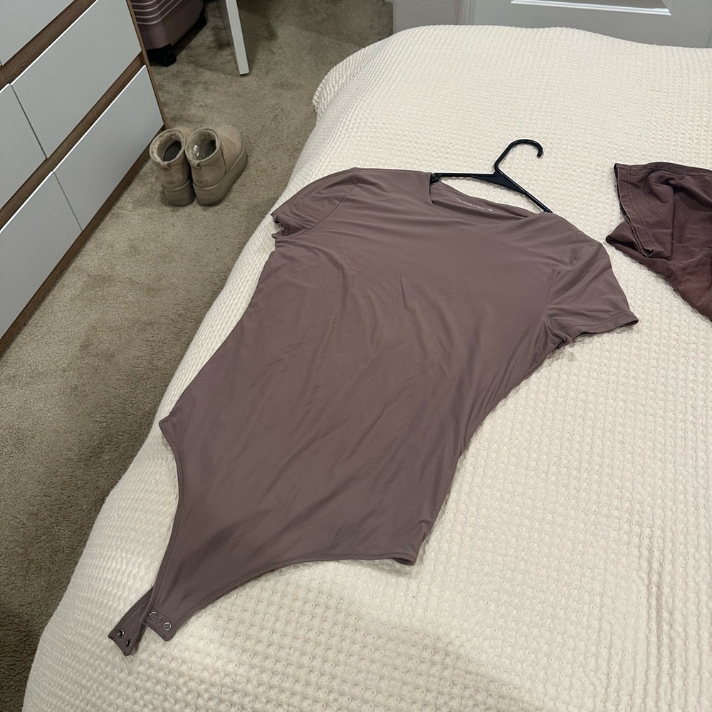 Abercrombie & Fitch Taupe Bodysuit